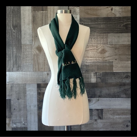 Gorgeous hunter green knit scarf camo military patriotic American army fall - Picture 1 of 10